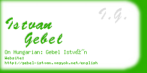 istvan gebel business card